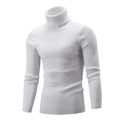 Jumper Turtleneck Jacquard Sweater