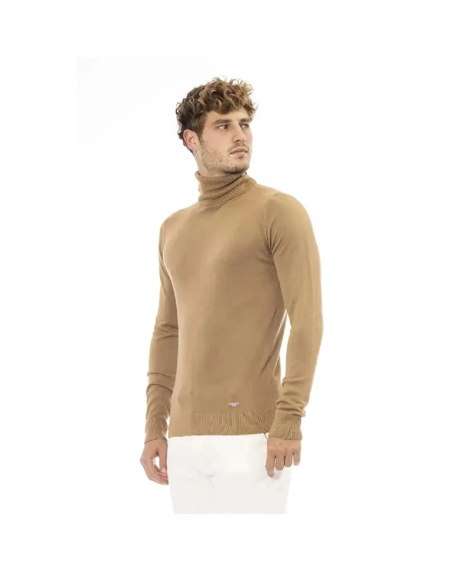 Baldinini Trend Men's Beige Modal Sweater - 50 IT