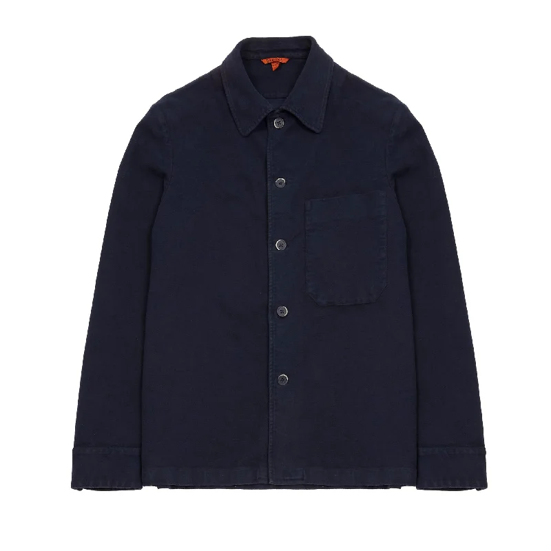 Barena Cedrone Garzada Overshirt in Navy