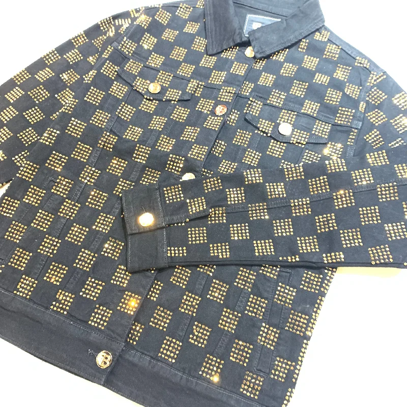 Barocco Black Gold Full Crystal Jacket