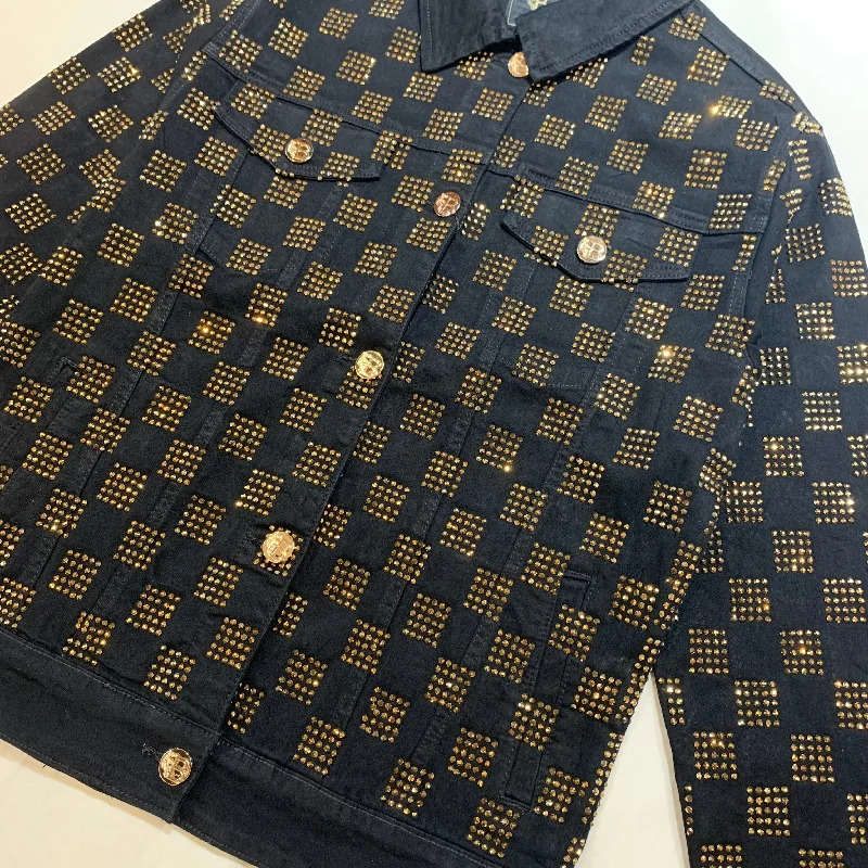 Barocco Black Gold Full Crystal Jacket