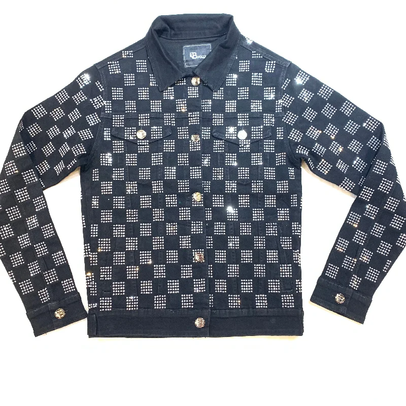 Barocco Black Silver Full Crystal Jacket