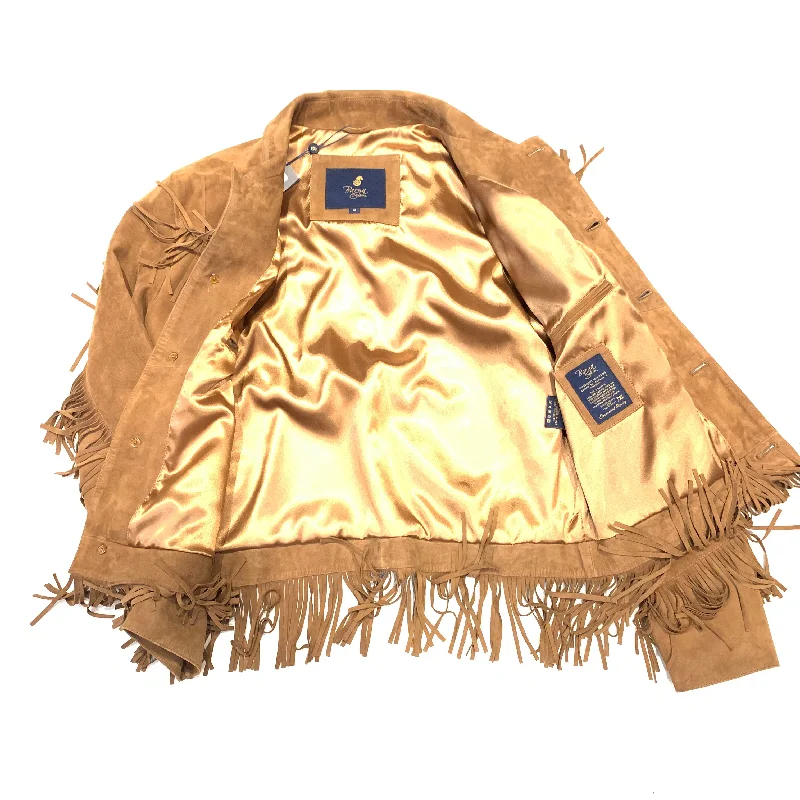 Barya NewYork Men's Suede Fringe Tassel Western Jacket