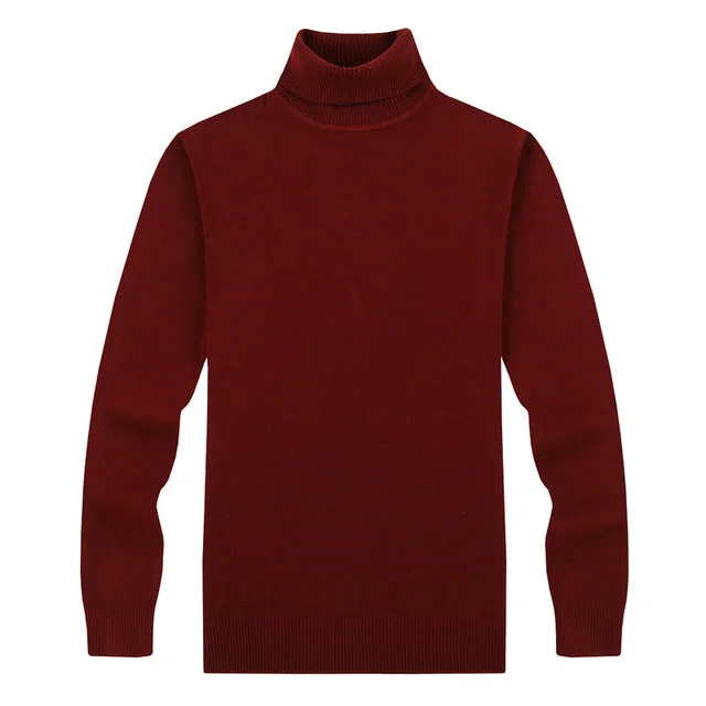 Turtleneck Slim Pullover