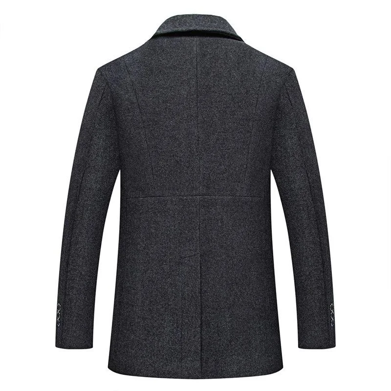 Gentlemen Scarf Premium Wool Coat