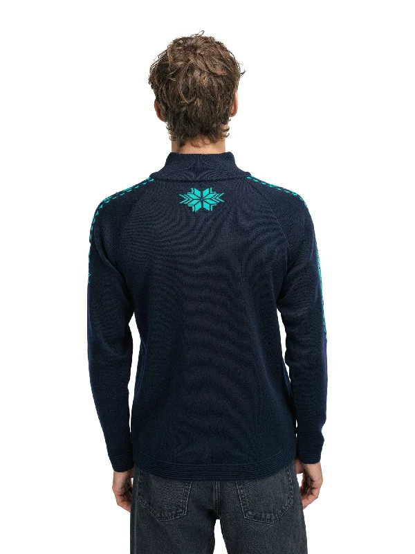 Dale of Norway - Geilo Men's Sweater - Marine peacock