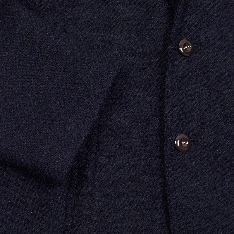 Drake's Harris Tweed Games Blazer in Navy