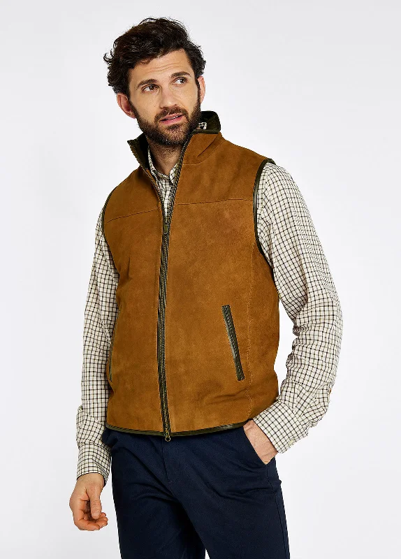 Dunhill Leather Gilet - Tan