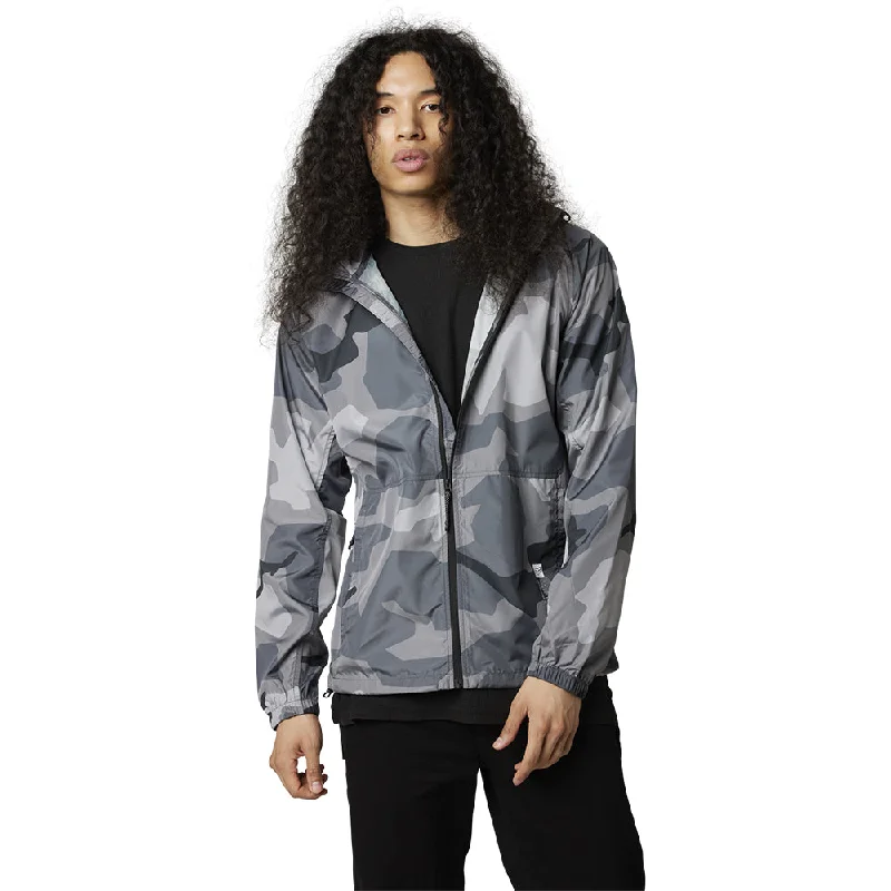 FOX GEOLOGY CAMO WINDBREAKER JACKET [BLACK CAMO]