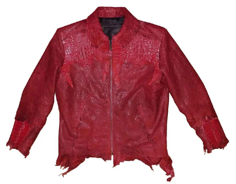 G-Gator - 2300 Washed Lambskin/Crocodile Jacket