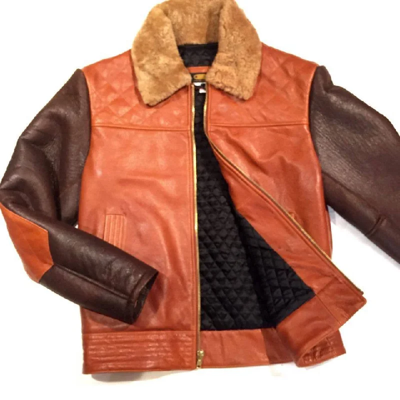 Jakewood Alaska Bomber Shearling Jacket