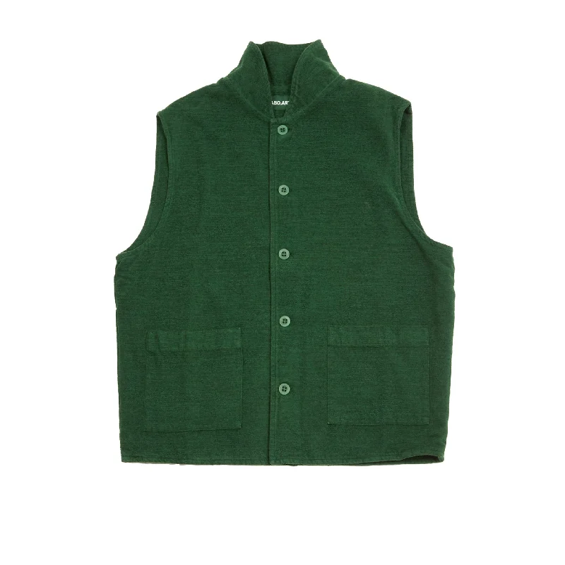 Labo Art Men's Fritz Super Gilet in Pino Green