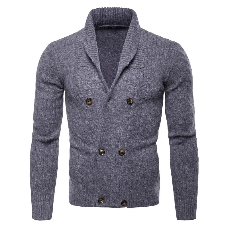 Men’s Relax Fit V-Neck Cardigan Sweater