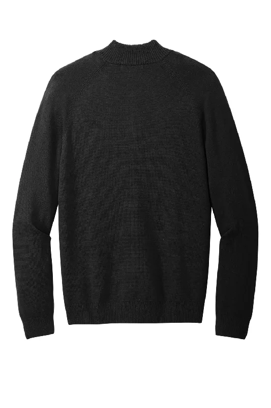 Mercer+Mettle Mens 1/4 Zip Sweater - Deep Black