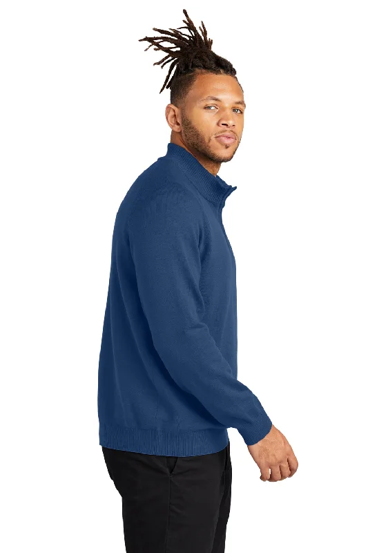 Mercer+Mettle Mens 1/4 Zip Sweater - Insignia Blue