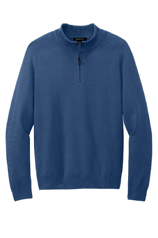 Mercer+Mettle Mens 1/4 Zip Sweater - Insignia Blue