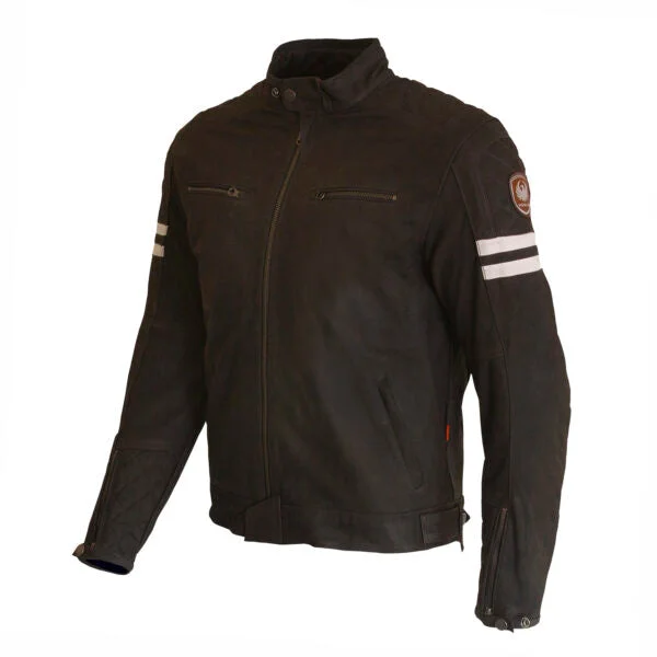 HIXON II HERITAGE LEATHER JACKET BROWN 40