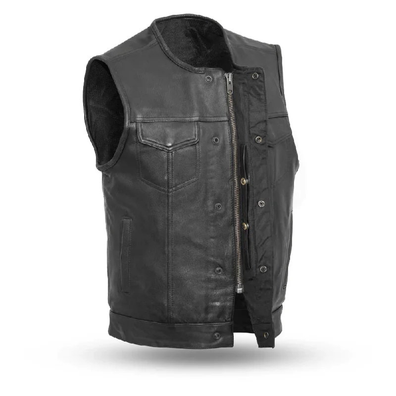 No Rival Leather Club Vest