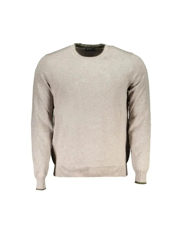 North Sails Men's Beige Cotton Sweater - L