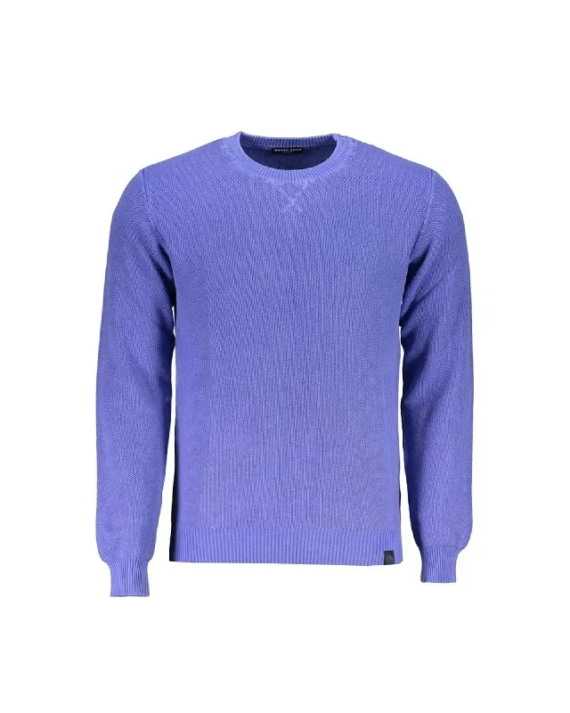 North Sails Men's Blue Cotton Sweater - L