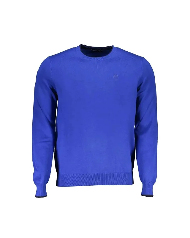 North Sails Men's Blue Cotton Sweater - M