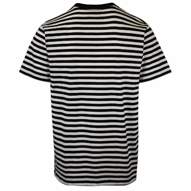 OBEY Men's Black 89 Icon II Striped S/S T-Shirt (S01B)