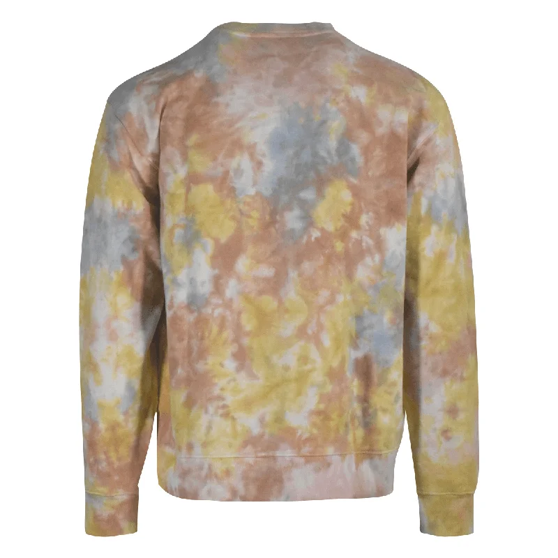 OBEY Men's Sweatshirt Toffee Multi Mini Bold Tie Dye Crew Neck (125)