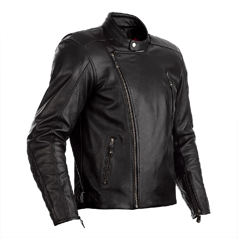 RST MATLOCK CE LEATHER JACKET [BLACK] 42 M