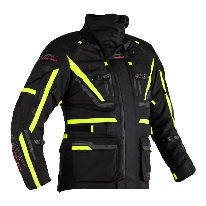 RST PRO SERIES PARAGON 6 CE TEXTILE JACKET [BLACK/FLO YELLOW]