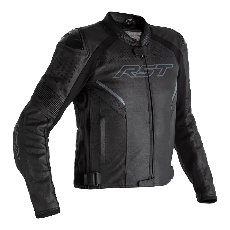 RST SABRE CE LEATHER JACKET [BLACK]