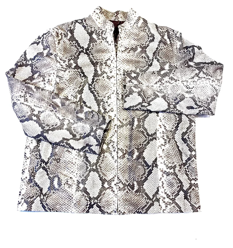 Safari Men's Soft Natural All-Over Python Jacket