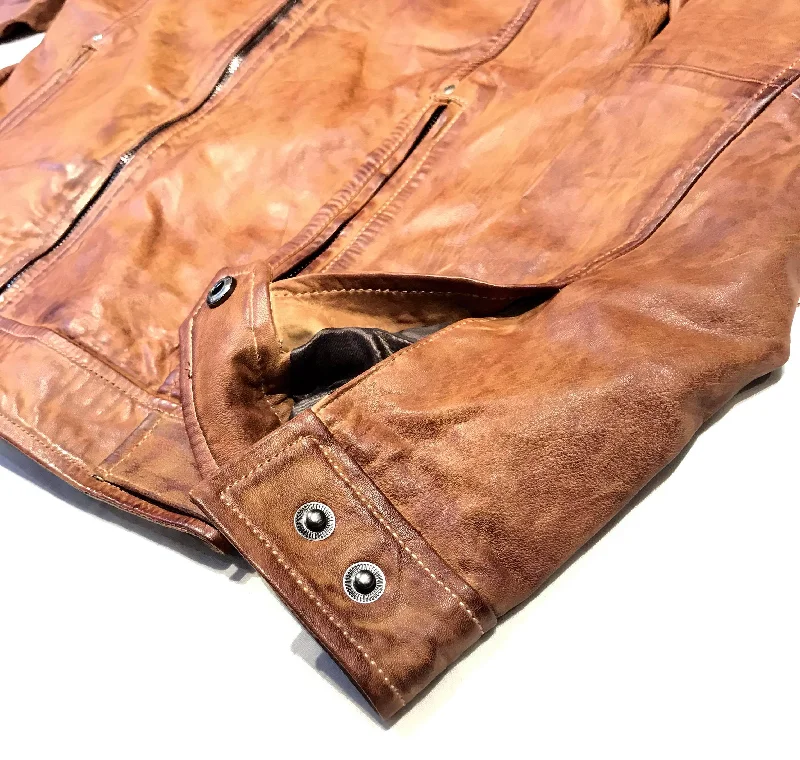 Scully Western Nutmeg Brown Lambskin Jacket