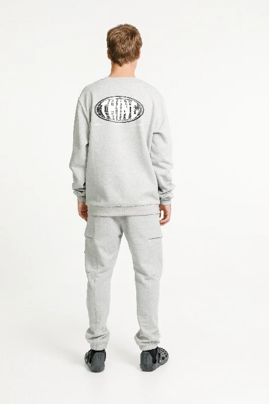 Title Crew - Sale - Grey with Globe Print