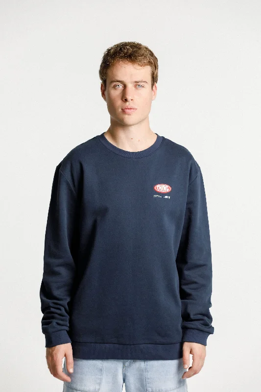 Title Crew - Sale - Navy with Globe Print