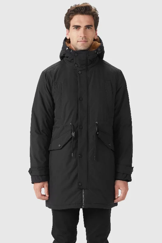 Winter Thicken Parka Jacket with Fleece Lined