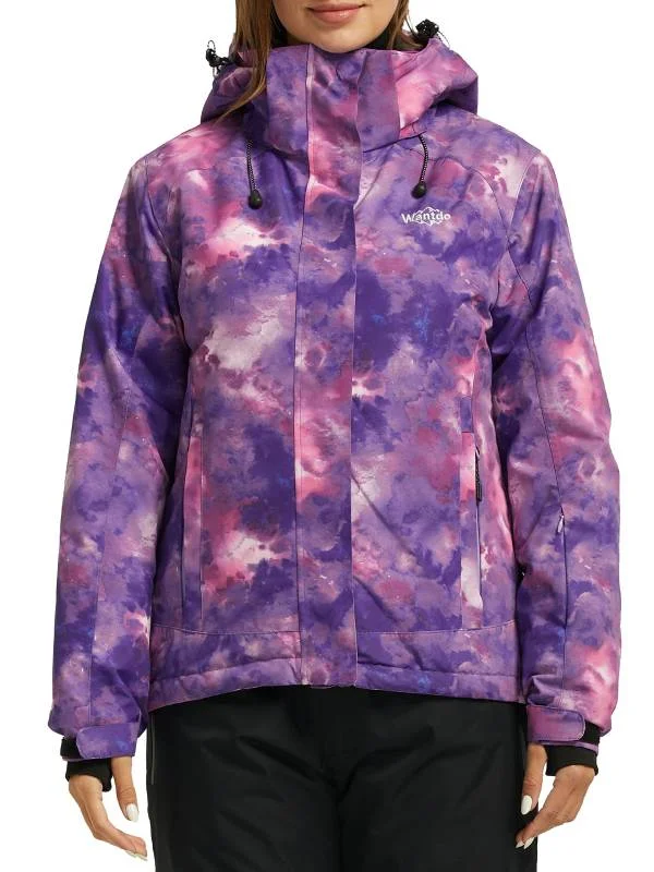 Purple Tie Dye Print / S