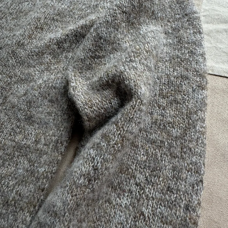 Wool Cardigan, Mushroom