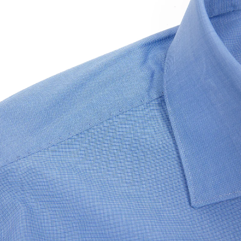 Finamore 170 Shirt in Blue