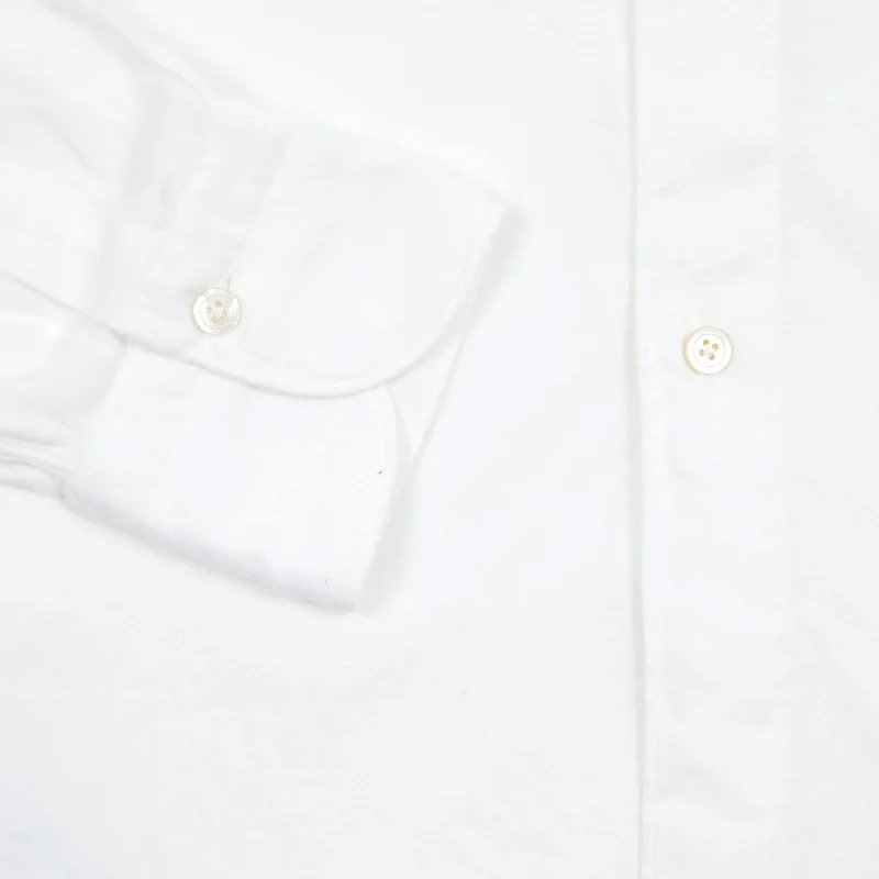 Finamore Tokyo Brushed Cotton Shirt in White