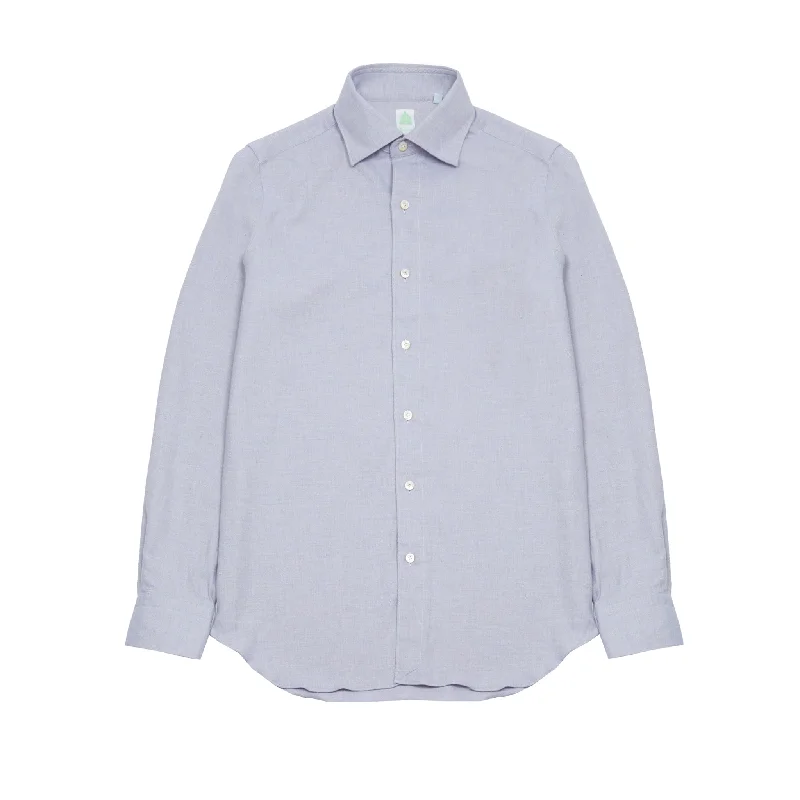 Finamore Gaeta Luigi Shirt in Pale Blue