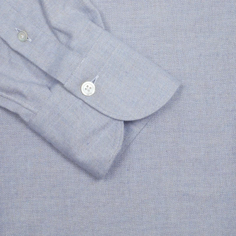 Finamore Gaeta Luigi Shirt in Pale Blue