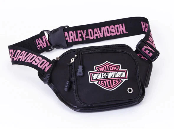 Harley-Davidson® Pink Bar & Shield Logo Adjustable Belt Bag - 99426-PNK