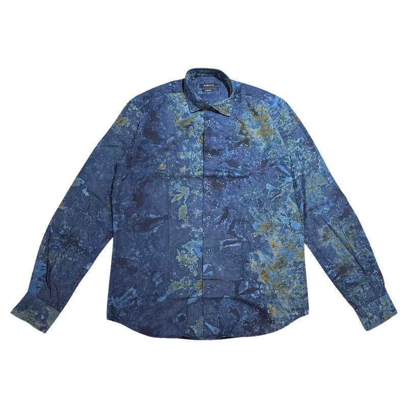 Johnny Q J 531 Earth Indigo Multi Button Up Shirt