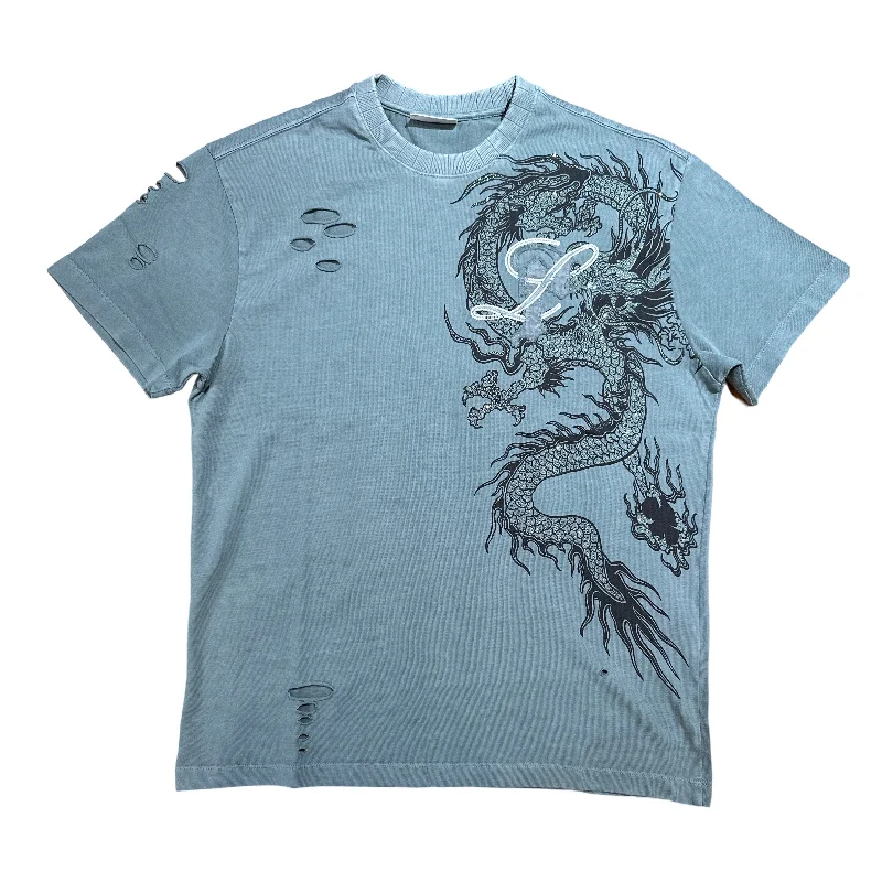 Left Point Evergreen Fog Crystal Dragon Shirt