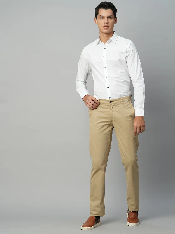 Men's White Cotton Slim Fit Shirt