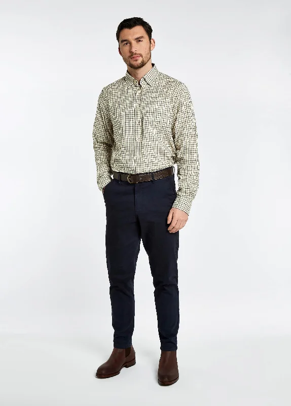 Connell Tattersall Check Shirt - Mahogany