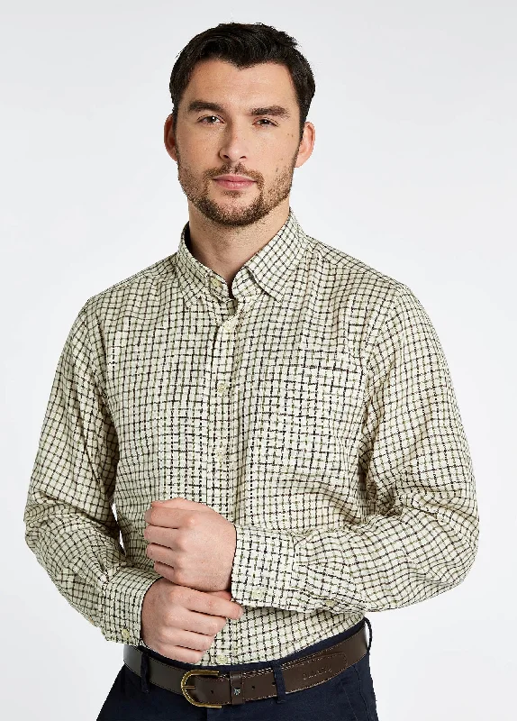 Connell Tattersall Check Shirt - Mahogany