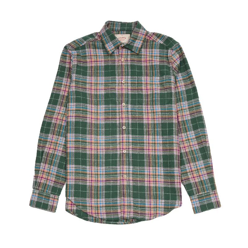 Portuguese Flannel Olissipo Shirt in Green