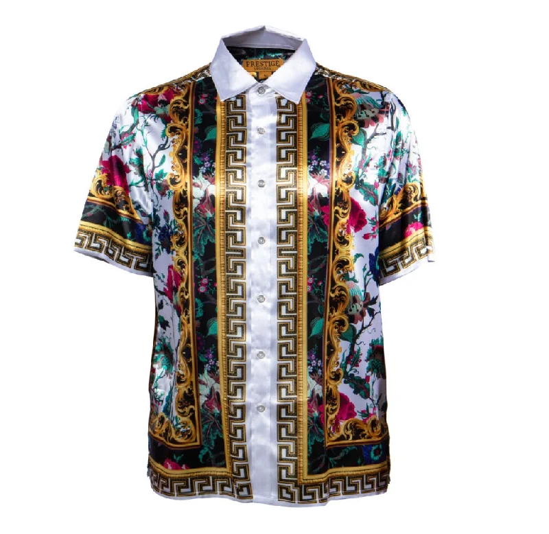 Prestige Tree Of Life Royal Button Up Shirt