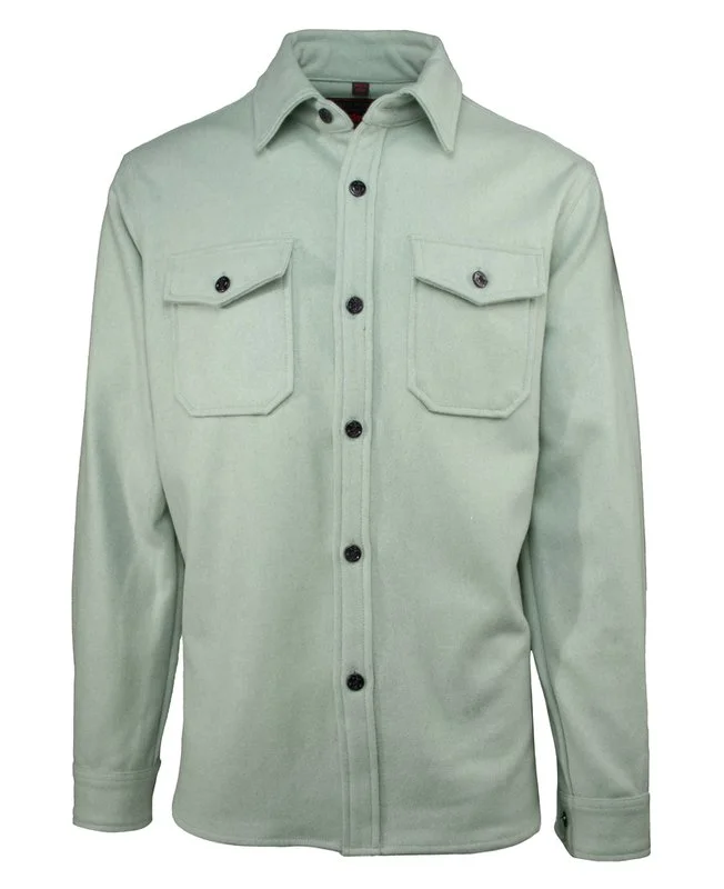 Schott Men's Mint CPO Wool Shirt